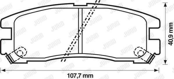 Jurid 572186J - Komplet Pločica, disk-kočnica www.molydon.hr