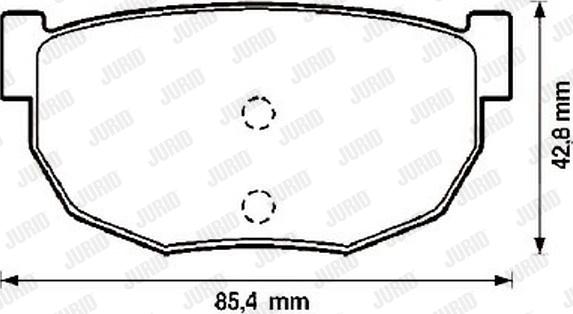 Jurid 572129J - Komplet Pločica, disk-kočnica www.molydon.hr