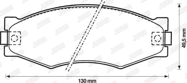 Jurid 572313J - Komplet Pločica, disk-kočnica www.molydon.hr