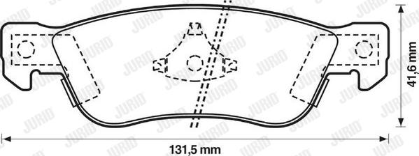 Jurid 572322J - Komplet Pločica, disk-kočnica www.molydon.hr