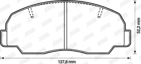 Jurid 572293J - Komplet Pločica, disk-kočnica www.molydon.hr