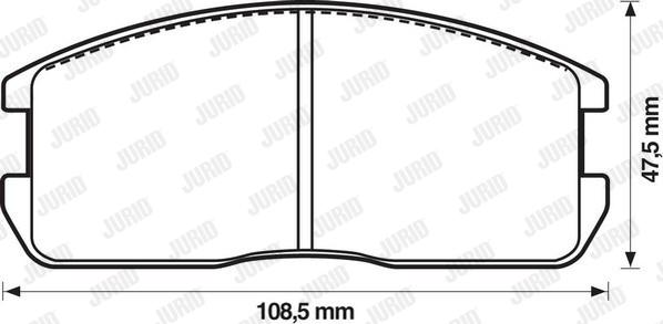 Jurid 572209J - Komplet Pločica, disk-kočnica www.molydon.hr