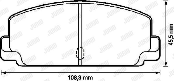 Jurid 572204J - Komplet Pločica, disk-kočnica www.molydon.hr