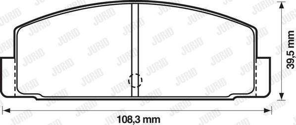 Jurid 572203J - Komplet Pločica, disk-kočnica www.molydon.hr