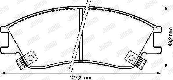 Jurid 572270J - Komplet Pločica, disk-kočnica www.molydon.hr