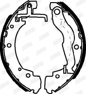 Jurid 361414J - Komplet kočnica, bubanj kočnice www.molydon.hr