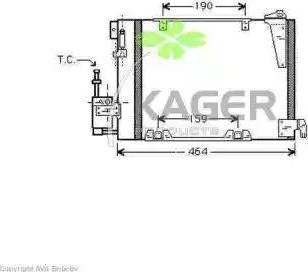 Kager 945259 - Kondenzator, klima-Uređaj www.molydon.hr