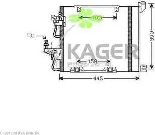 Kager 945274 - Kondenzator, klima-Uređaj www.molydon.hr