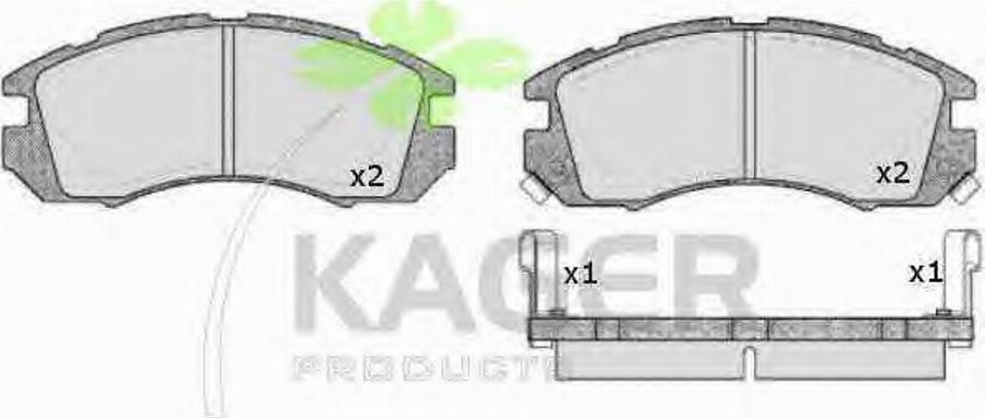 Kager 35-0651 - Komplet Pločica, disk-kočnica www.molydon.hr