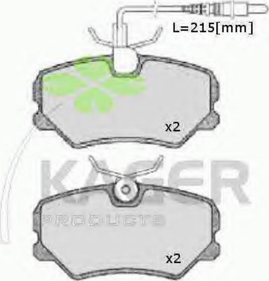 Kager 35-0027 - Komplet Pločica, disk-kočnica www.molydon.hr