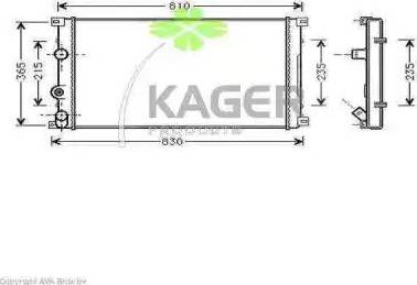 Kager 31-0975 - Hladnjak, hladjenje motora www.molydon.hr