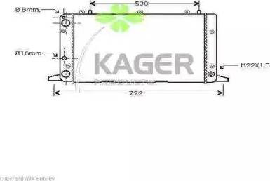 Kager 31-0009 - Hladnjak, hladjenje motora www.molydon.hr