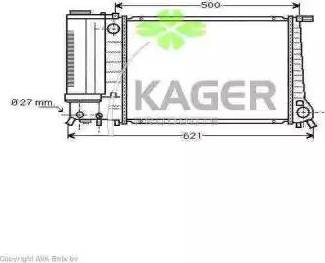 Kager 31-0118 - Hladnjak, hladjenje motora www.molydon.hr