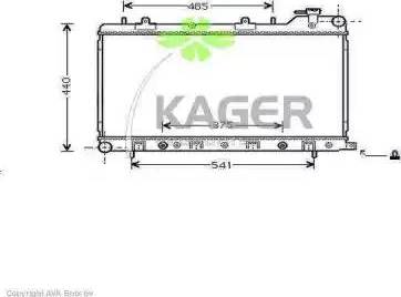 Kager 31-1035 - Hladnjak, hladjenje motora www.molydon.hr