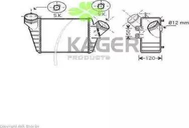 Kager 313934 - Intercooler, hladnjak www.molydon.hr