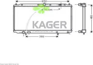 Kager 313101 - Hladnjak, hladjenje motora www.molydon.hr