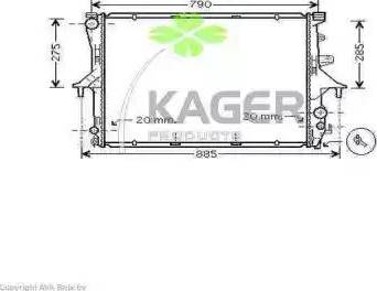 Kager 31-3377 - Hladnjak, hladjenje motora www.molydon.hr