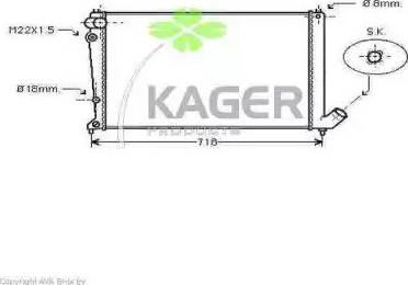 Kager 31-2803 - Hladnjak, hladjenje motora www.molydon.hr