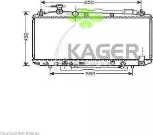 Kager 312279 - Hladnjak, hladjenje motora www.molydon.hr