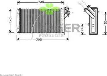 Kager 32-0022 - Izmjenjivač topline, grijanje unutrasnjeg prostora www.molydon.hr