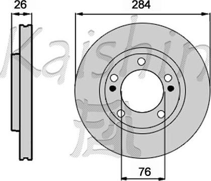 Kavo Parts BR-3262-C - Kočioni disk www.molydon.hr