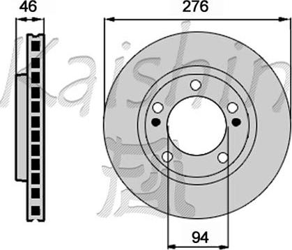 Kaishin CBR490 - Kočioni disk www.molydon.hr