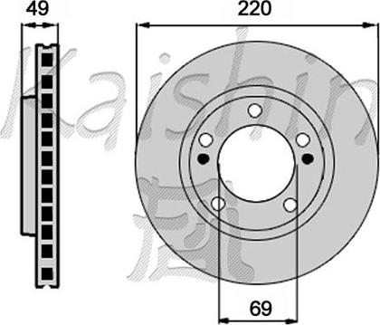 Kaishin CBR447 - Kočioni disk www.molydon.hr