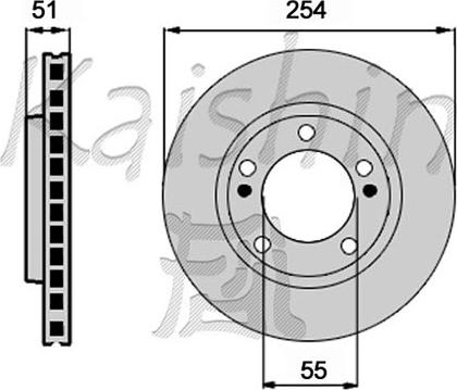 Kaishin CBR454 - Kočioni disk www.molydon.hr