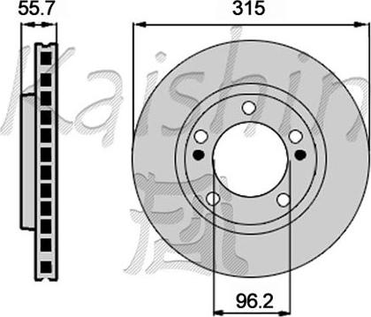 Kaishin CBR450 - Kočioni disk www.molydon.hr