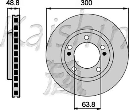 Kaishin CBR451 - Kočioni disk www.molydon.hr