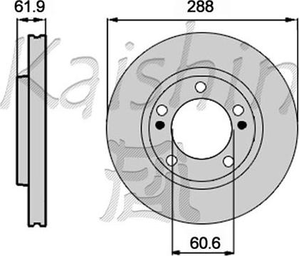 Kaishin CBR465 - Kočioni disk www.molydon.hr