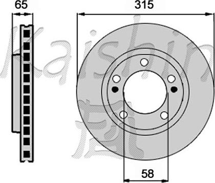 Kaishin CBR466 - Kočioni disk www.molydon.hr