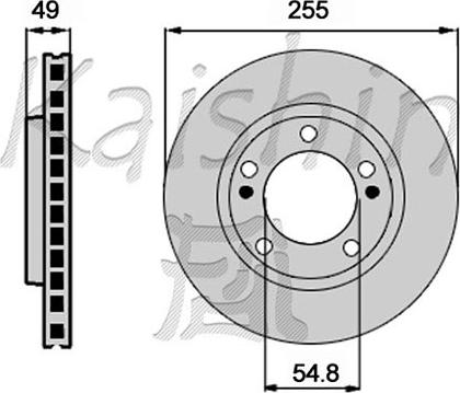 Kaishin CBR468 - Kočioni disk www.molydon.hr