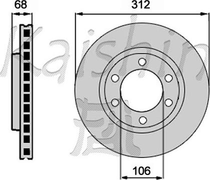 Kaishin CBR462 - Kočioni disk www.molydon.hr