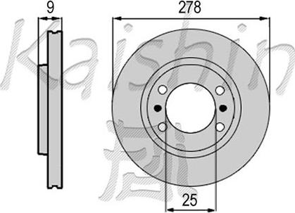 Kaishin CBR405 - Kočioni disk www.molydon.hr