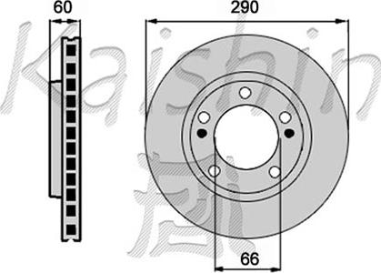 Kaishin CBR406 - Kočioni disk www.molydon.hr