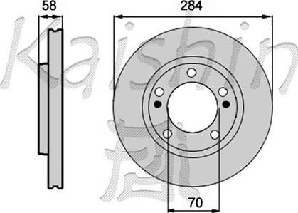 Kaishin CBR402 - Kočioni disk www.molydon.hr