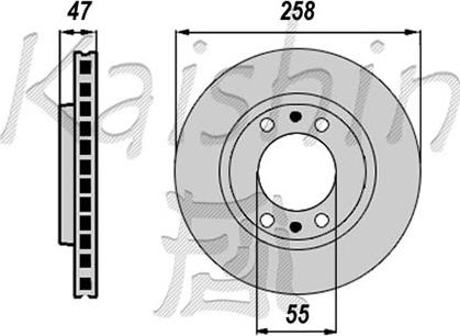 Kaishin CBR407 - Kočioni disk www.molydon.hr