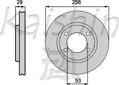 Kaishin CBR411 - Kočioni disk www.molydon.hr