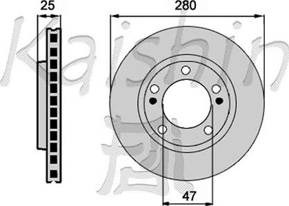 Kaishin CBR412 - Kočioni disk www.molydon.hr