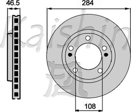 Kaishin CBR484 - Kočioni disk www.molydon.hr