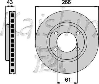 Kaishin CBR481 - Kočioni disk www.molydon.hr