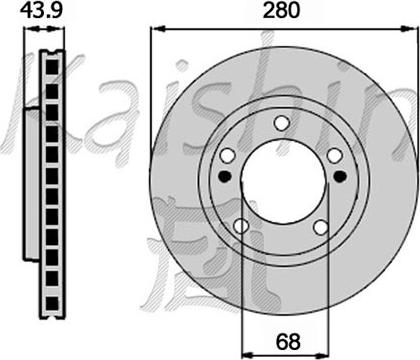 Kaishin CBR482 - Kočioni disk www.molydon.hr