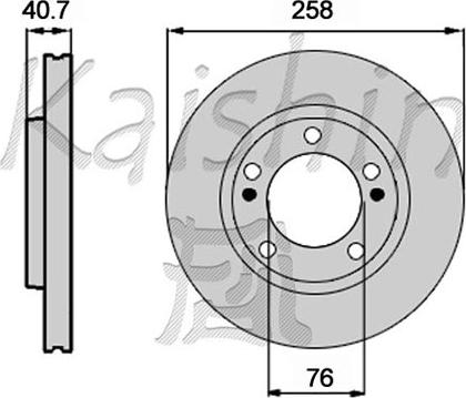 Kaishin CBR475 - Kočioni disk www.molydon.hr