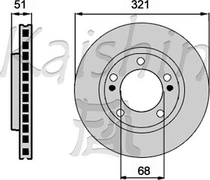 Kaishin CBR548 - Kočioni disk www.molydon.hr