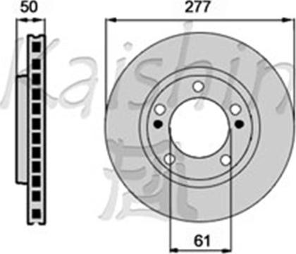 Kaishin CBR543 - Kočioni disk www.molydon.hr