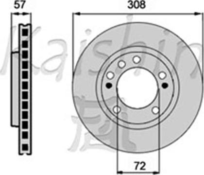 Kaishin CBR551 - Kočioni disk www.molydon.hr