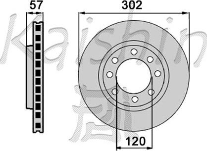 Kaishin CBR565 - Kočioni disk www.molydon.hr