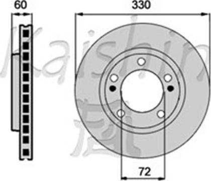 Kaishin CBR506 - Kočioni disk www.molydon.hr