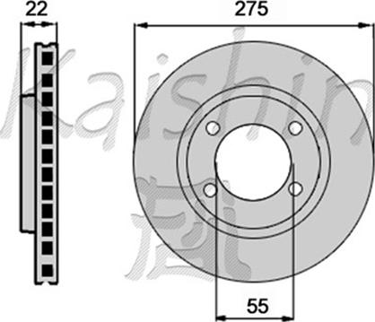 Kaishin CBR503 - Kočioni disk www.molydon.hr